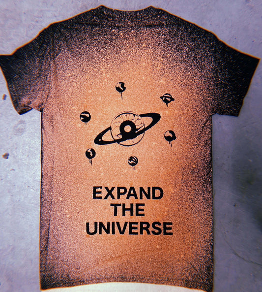 LSDREAM | Expand the Universe Bleach Dye t-shirt