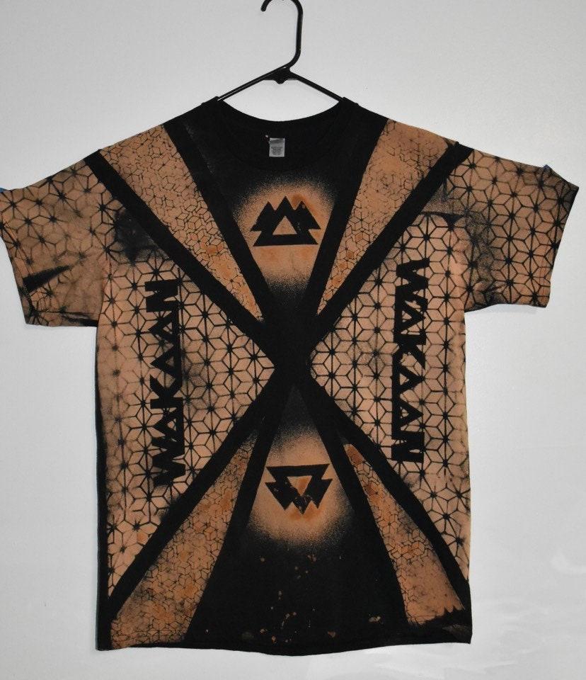 WAKAAN | Sacred Geometry Bleach Dye t-shirt
